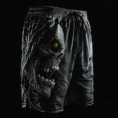 ieftine Retro Vintage &amp; Etică-Bărbați Cranii Boxeri înot Pantaloni Scurți de Înot Pantaloni Scurti Talie medie Modă Șic Stradă Designer Casual Zilnic Concediu Buzunar Cordon Talie elastică Designer Îmbrăcăminte