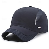 billiga Baseballkeps herr-Herr Basebollkeps Solhatt Trucker Hat Svart Marinblå Chinlon Lappverk Mode Ledigt Gata Dagligen Färgblock Justerbara Solskyddskräm Andningsfunktion