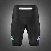 abordables Shorts, collants et pantalons pour hommes-WOSAWE Homme Short Vélo Cuissard Velo Cyclisme Vélo Cuissard Short Short rembourré / Chamois Coupe ajustée Des sports Respirable Séchage rapide Haute élasticité Confortable Noir Vêtement Tenue Tenues