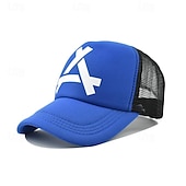 billige Baseballcaps for menn-Herre Snapback lue Baseballcaps Solhatt Trucker Hat Nettinghette Svart Hvit Bomull Netting Mesh tilbake Mote Fritid Gate Daglig Grafisk Justerbare Solkrem Pustende