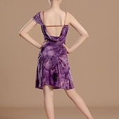 abordables Jupes Latines-Tenues de Danse pour Enfants Jupes Imprimé Fille Utilisation Usage quotidien Sans Manches Taille moyenne Flocage