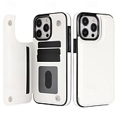 economico Cover per iPhone-telefono Custodia Per iPhone16 iPhone 15 Pro Max Plus iPhone 14 13 12 11 Pro Max Plus Mini SE Per retro Con supporto A calamita Slot per schede Retrò TPU pelle sintetica