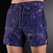 billiga Löparshorts-Herr Joggingshorts Gymshorts Tröjor Ficka Snörning Elastiskt midjeband Shorts Utomhus Sport &amp; Utomhus Sport Snabb tork Lättvikt Mjuk Maraton Löpning Träna Skräddarsydd passform Sportkläder Sportkläder