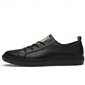 cheap Men&#039;s Sneakers-Men&#039;s White Casual Low-Top Sneakers - Comfortable and Trendy Lace-Up Shoes for Everyday Wear