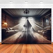 billige halloween veggtepper-halloween dekorasjoner zombie brud hengende billedvev veggkunst stor billedvev veggmaleri dekor fotografi bakteppe teppe gardin hjem soverom stue dekorasjon spøkelse gresskar heks