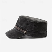 levne Pánské klobouky-Pánské PLacatá čepice Sluneční klobouk Trucker Hat Námořnická modř Khaki Bavlna Módní Na běžné nošení ulice Denní Pevná barva Nastavitelná Proti sluci Prodyšné