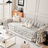 economico Coperte per divano-copridivano boho resistente all&#039;acqua, copridivano in morbida ciniglia per cani lavabile, copridivano per divano con 3 cuscini adatto agli animali domestici, spesso, resistente allo sporco