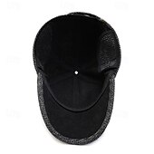 economico Cappellino da baseball da uomo-Per uomo Cappellino da baseball Cappello da sole Cappello da camionista Nero Caffè Poliestere Di tendenza Informale Strada Giornaliero Liscio Regolabile Crema solare Traspirante