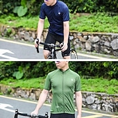 cheap Men's Jerseys-Men's Cycling Jersey Letter &amp; Number Short Sleeve Bike Tee Tshirt Jersey Top with 3 Rear Pockets Mountain Bike MTB Road Bike Cycling Quick Dry Breathable Sports Black White Blue Clothing Apparel