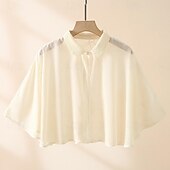 abordables Chales-Estolas de Señora Elegante Lujo Sin Mangas Encaje Velos de Boda Con Encaje Para Boda Verano