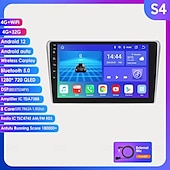 tanie Samochodowe odtwarzacze multimedialne-Radio samochodowe z systemem Android 12 dla toyota avensis t25 2002-2008 inteligentne systemy samochodowe audio nawigacja gps radio samochodowe
