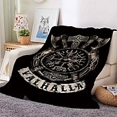cheap Bed Blankets-American Punk Style Blanket - Bold and Edgy Design - Soft and Cozy Fabric - Perfect for Adding a Unique and Rebellious Touch to Your Home Decor - Ideal for Snuggling and Warmth