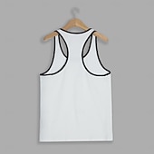 economico Canotte da palestra-Per uomo Canotta Canottiera Senza Maniche Girocollo Estate Blocco di colori Striscia di Fossa Moda Designer Sportivo 2 Pezzi All&#039;aperto Casuale Uscire Bianco + rosa Rosa / grigio Blu reale + nero