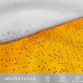 levne Jídlo a nápoje-Pánské 3D tisk Pivo Plavecké trenýrky Plavky pánské Surfovací šortky Středně vysoký pas Módní Havajské Designové Ležérní Denní Dovolená Kapsy Šňůrky Elastický pas Návrhář Oblečení