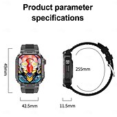abordables Relojes inteligentes-Tk25 deporte al aire libre reloj inteligente hombres ip68 impermeable ecgppg monitoreo de salud bluetooth llamada reloj inteligente para android ios