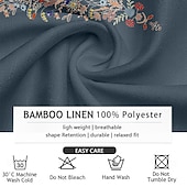 cheap Ethnic Pattern-Men&#039;s Ethnic Shirt Button Up Shirt Henley Shirt Long Sleeve Casual Tribal Vacation Daily Summer Spring Fall Collarless V Neck Print Black White Blue Orange
