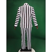 levne Kostýmy pro páry a skupiny-Beetlejuice Beetlejuice 2 Zombie Lydia Deetzová Cosplay kostým Halloween skupinové kostýmy pro páry Dospělé Pánské Dámské Klasické &amp; nadčasové Svatebnívečírek předvečer Všech svatých Karneval Plesov