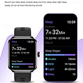 preiswerte Smartwatch-696 NX22 Smartwatch 1.78 Zoll Smartwatch Fitnessuhr Bluetooth Schrittzähler Anruferinnerung Schlaf-Tracker Kompatibel mit Android iOS Damen Herren GPS Freisprechanlage Nachrichterinnerung IP 67 46mm