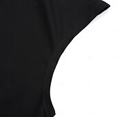 billiga Gym-toppar-Herr Linne Undertröjor Ärmlös tröja Ärmlös Rund hals Sommar Slät Mode Designer Muskel Utomhus Utekväll Gym Svart Vit Rubinrött Topp t-shirt för män