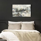 billiga Abstrakta målningar-handgjord oljemålning canvas väggkonst dekoration modern abstrakt för heminredning rullad ramlös osträckt målning