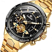 abordables Montres mécaniques-FORSINING Hommes Montre Mécanique Extérieur Sportif Mode Montre Bracelet Remontage automatique Lumineux IMPERMÉABLE Décoration Acier Suivre