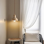 Χαμηλού Κόστους Κρεμαστό φώτα-led κρεμαστό φως ζεστό λευκό 1-ελαφρύ 5w μικρή διακόσμηση σπιτιού πέτρινη οροφή κρεμαστό φωτιστικό θόλου φωτισμός wabi-sabi e26/e27 αγροικία ρουστίκ πολυέλαιος σπιτιού 110-240v