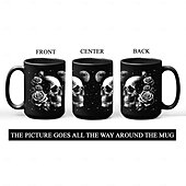 economico Tazze e tazzine-tazza con teschio regali goth da 13 once per donne regali con teschio per donne - regali da strega regali con teschio per uomo tazza da caffè con teschio grande e unica - decorazione goth tazza goth - tazza con teschio regali gotici per uomini regali per