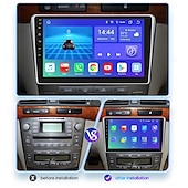tanie Samochodowe odtwarzacze multimedialne-Radio samochodowe z systemem Android 12 dla toyota avensis t25 2002-2008 inteligentne systemy samochodowe audio nawigacja gps radio samochodowe