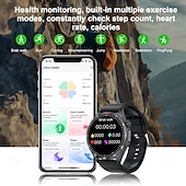 ieftine Ceasuri Smart-LT09 Ceas inteligent 1.5 inch Uita-te inteligent Bluetooth Pedometru Reamintire Apel Sleeptracker Compatibil cu Android iOS Dame Bărbați Telefon Hands-Free Rezistent la apă Control Media IP 67