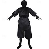 levne Pánské kostýmy-Ninja Cosplay kostým Dospělé Pánské cosplay Výkon Párty Karneval Plesová maškaráda Jednoduchý karnevalový kostým