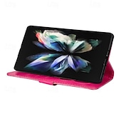 Недорогие Чехлы для Samsung-телефон Кейс для Назначение SSamsung Galaxy Z-сгиб 6 Z Fold 5 Z Fold 4 Z Fold 3 Кошелек для карт Магнитный Молния с ремешком на запястье Ретро ПК Кожа PU