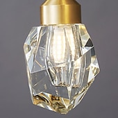 cheap Island Lights-LED Pendant Light Dimmable  1/3/5/7/10/15-Light Nordic Glass Ball Home Decor Modern Crystal Chandelier Simple Home Decoration Chandelier Dining Room Bar Counter 85-265V ONLY DIMMABLE WITH REMOTE CONTROL