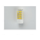 abordables Ampoules LED double broche-6 pièces g4 led bi-broches lumières 240lumens 5w 52led perles smd 2835 blanc chaud blanc 220v