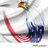  アメリカ独立記念日 男性用 7月4日 米国建国250周年 アメリカの国旗 国旗 ボタンアップシャツ 半袖 ハワイアン カジュアル リゾート カジュアル アウトドア 祝日 夏 春 折襟 プリント ホワイト