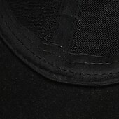 economico Cappellino da baseball da uomo-Per uomo Cappellino da baseball Cappello da sole Cappello da camionista Nero Caffè Poliestere Di tendenza Informale Strada Giornaliero Liscio Regolabile Crema solare Traspirante