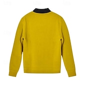 preiswerte Herrenjacken &amp; Herrenmäntel-Herren Bomberjacke übergangsjacke Täglich Leicht Tasche Frühling &amp; Herbst Klassisch Stehkragen Regulär Schwarz Gelb Rot Marineblau Königliches Blau Jacken