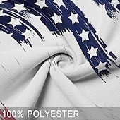  4 juillet 2026, 250e anniversaire Homme Drapeau Américain anciens combattants Polo Chemise de golf Manche Courte Polos Col en V Vêtements de rue Vêtements de vacances Tenues de fête Impression 3D