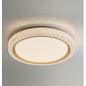 economico Lampade da soffitto con dimmer-Plafoniere a led dimmerabili 50 cm 1 luce moderna arte industriale circolare in metallo spazzolato semi incasso 42 w per cucina camera da letto soggiorno 220-240 v