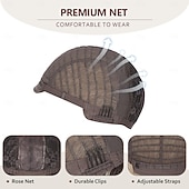 baratos Perucas de festa-Peruca Ombre Loira com Franjas para Mulheres Peruca Curta de 14 Polegadas Comprimento até o Ombro Peruca Ondulada e Cacheada Peruca Platinada Resistente ao Calor Perucas de Halloween