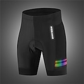abordables Shorts, collants et pantalons pour hommes-WOSAWE Homme Short Vélo Cuissard Velo Cyclisme Vélo Cuissard Short Short rembourré / Chamois Coupe ajustée Des sports Respirable Séchage rapide Haute élasticité Confortable Noir Vêtement Tenue Tenues
