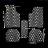 cheap Automotive Interior Accessories-Car Floor Mats Durable Waterproof Set of Universal Auto Rugs for Enhanced Interior Protection