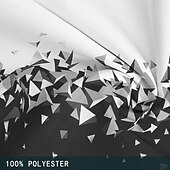 levne Geometrický tisk-Pánské Geometrický 3D tisk Mřížka / Přehoz Plavecké trenýrky Plavky pánské Surfovací šortky Středně vysoký pas Módní Šik ven Designové Ležérní Denní Dovolená Kapsy Šňůrky Elastický pas Návrhář