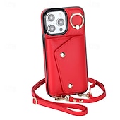 tanie Etui do iPhone&#039;ów-telefon Kılıf Na iPhone&#039;a 16 iPhone&#039;a 15 Pro MaxPlus iPhone 14 13 12 11 Pro Max Plus Mini Etui na karty portfela Z podpórką Uchwyt pierścieniowy Zamek Retro TPU Metal Skóra PU