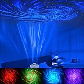 tanie Lampy projekcyjne-1 szt. Lampa projekcyjna gwiaździstego nieba Bluetooth Zasilacz USB Lampa dekoracyjna w pomieszczeniu, zdalnie sterowana