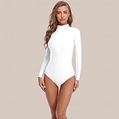 olcso Matt-Zentai öltöny Szerepjáték Jelmezek Bőrruházat Nindzsa Farsangi jelmez Overall Királyok napja Női Akrobatatrikó Szexi jelmez Tömör szín Spandex Lycra Ruha mert Mindszentek napja Farsang Álarcos