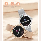 abordables Pulseras inteligentes-696 CF33 Reloj inteligente 1.27 pulgada Pulsera inteligente Bluetooth Podómetro Recordatorio de Llamadas Seguimiento del Sueño Compatible con Android iOS Mujer Llamadas con Manos Libres Recordatorio