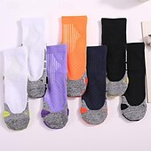 abordables Calcetines de running-Calcetines Deportivos Calcetines para correr Calcetines de agarre 1 Par Bloque de Color Hombre Calcetines A prueba de resbalones Transpirable Reductor del Sudor Cómodo Entrenamiento de gimnasio