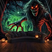 halpa Halloween koristelu-halloween koristeet hirviö zombit roikkuu kuvakudos seinä taide iso kuvakudos seinämaalaus sisustus valokuva tausta peitto verho koti makuuhuone olohuone