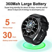 ieftine Ceasuri Smart-LT09 Ceas inteligent 1.5 inch Uita-te inteligent Bluetooth Pedometru Reamintire Apel Sleeptracker Compatibil cu Android iOS Dame Bărbați Telefon Hands-Free Rezistent la apă Control Media IP 67