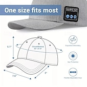 billige Høyttalere-trådløse smart høyttaler hodetelefoner baseball cap - perfekt bursdagsgave for menn kvinner gutter og jenter
